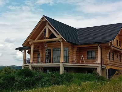 Renovácia zrubovej hmoty, chata Oravská Jasenica