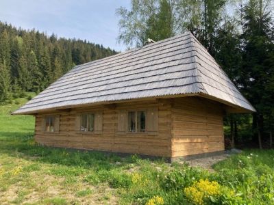 Renovácia chaty, obec Novoť