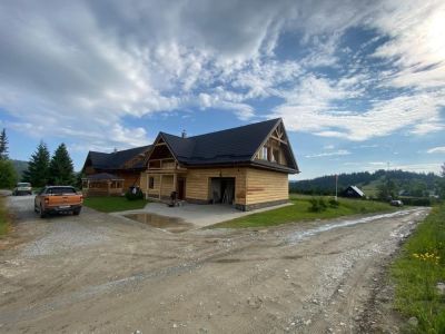 Renovácia zrubovej hmoty, chata Oravská Lesná