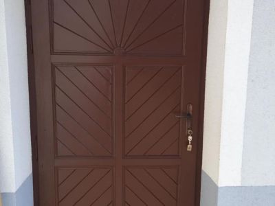 Renovácia dverí, kostol Žaškov