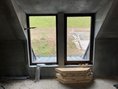 Renovácia a výmena okien, penzión Mlynky
