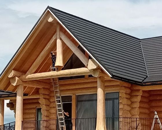 Renovácia zrubovej hmoty, chata Oravská Jasenica